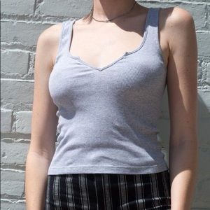 Brandy Melville grey tank top